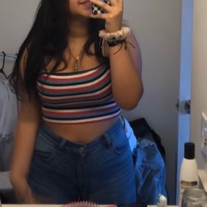 Colorful crop top